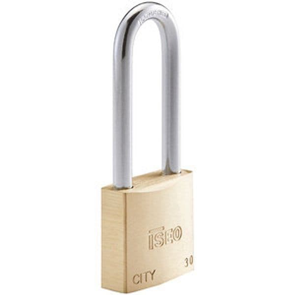 Lucchetto Ott Rett Arco Lungo 30 mm City By Iseo Iseo Serrature 10 Pezzi - 2