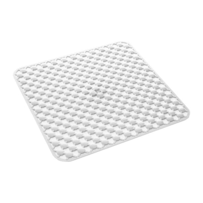 975353 Tappeto Doccia Geo 53 x 53 Bianco Gedy - 2
