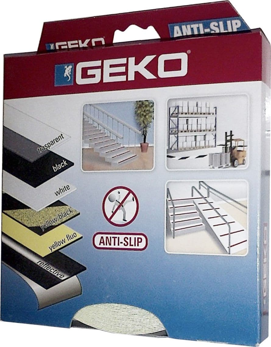 Antisdrucciolo Geko Striscia 25 mm Rot 15 m Giallo - 2