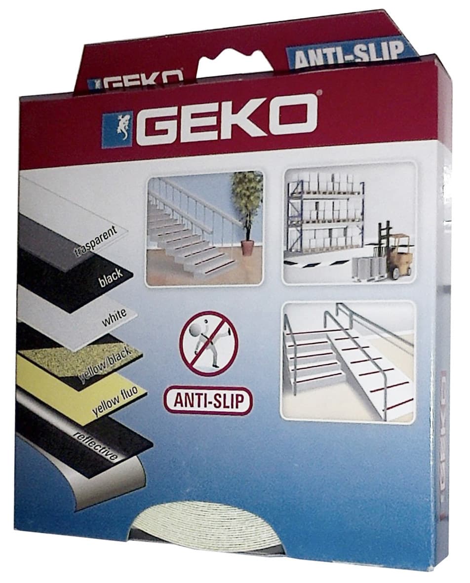 Antisdrucciolo Geko Striscia 25 mm Rot 15 m Giallo - 2