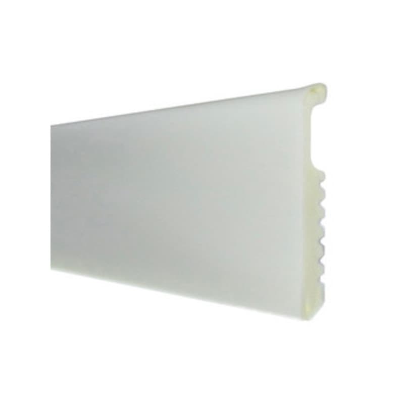 Battiscopa 75 x 8 Polistirene Liscio 200 cm Bianco 10 Pezzi - 2
