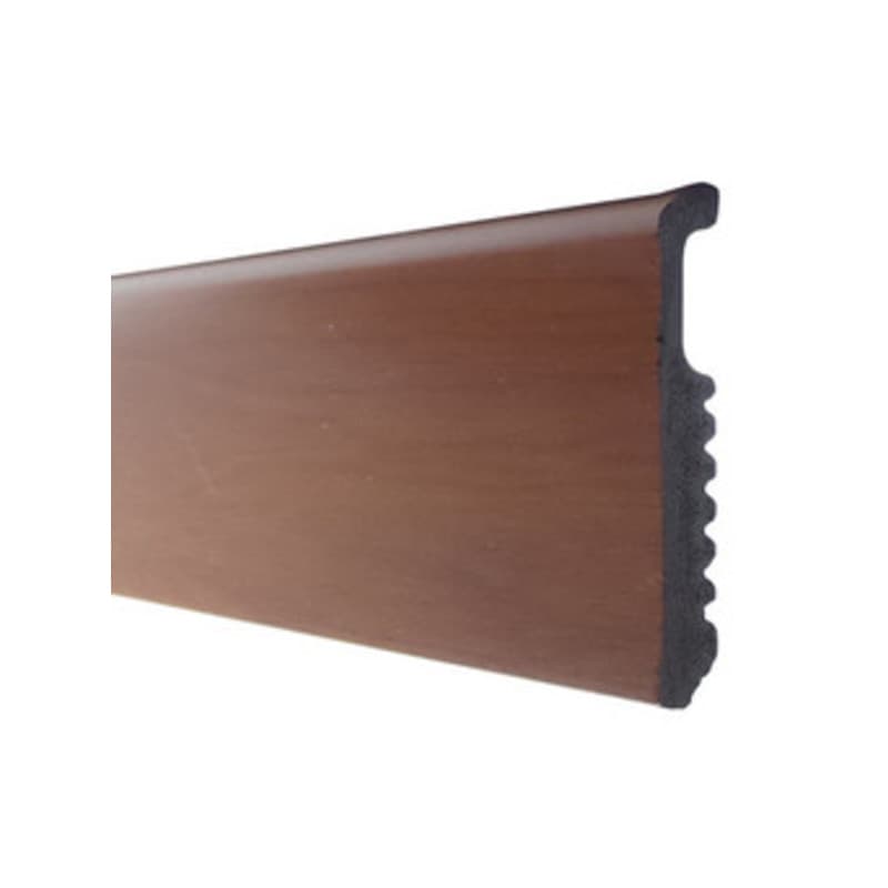 Battiscopa 75 x 8 Polistirene Liscio 200 cm Ciliegio 10 Pezzi - 2
