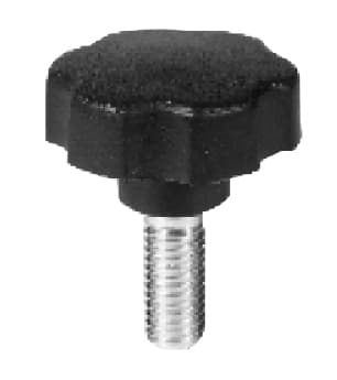 Volantino con Gambo M8 Nero D 40 x 20 mm 10 Pezzi - 2