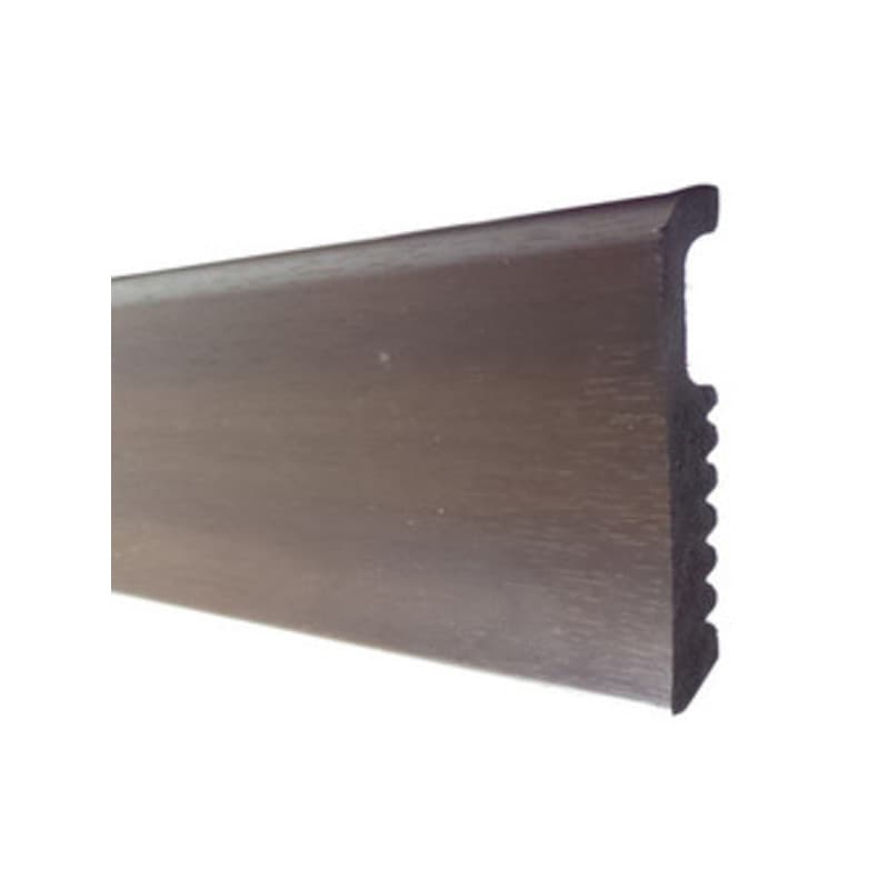 Battiscopa 75 x 8 Polistirene Liscio 200 cm Noce Scuro 10 Pezzi – Idroweb