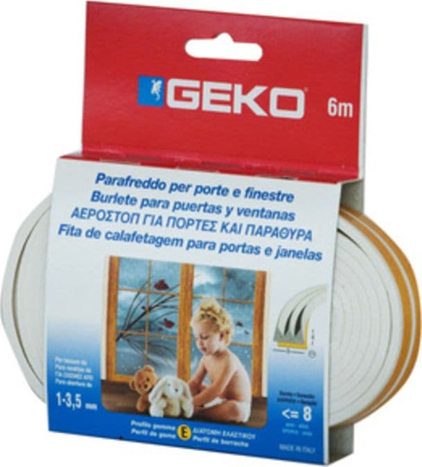 Parafreddo in Gomma 6 m Bianco 50 Rotoli - 2