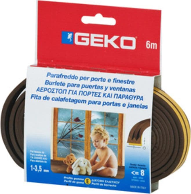 Parafreddo in Gomma 6 m Marrone 50 Rotoli - 2