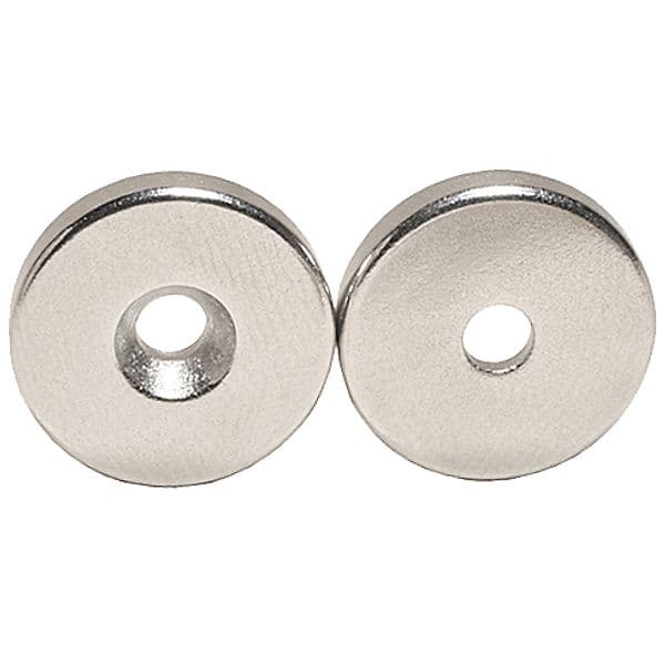 Bottone Magnetico con Foro Svas Ø 20 x 3 mm Por 8 kg* Diesse 28 Pezzi
