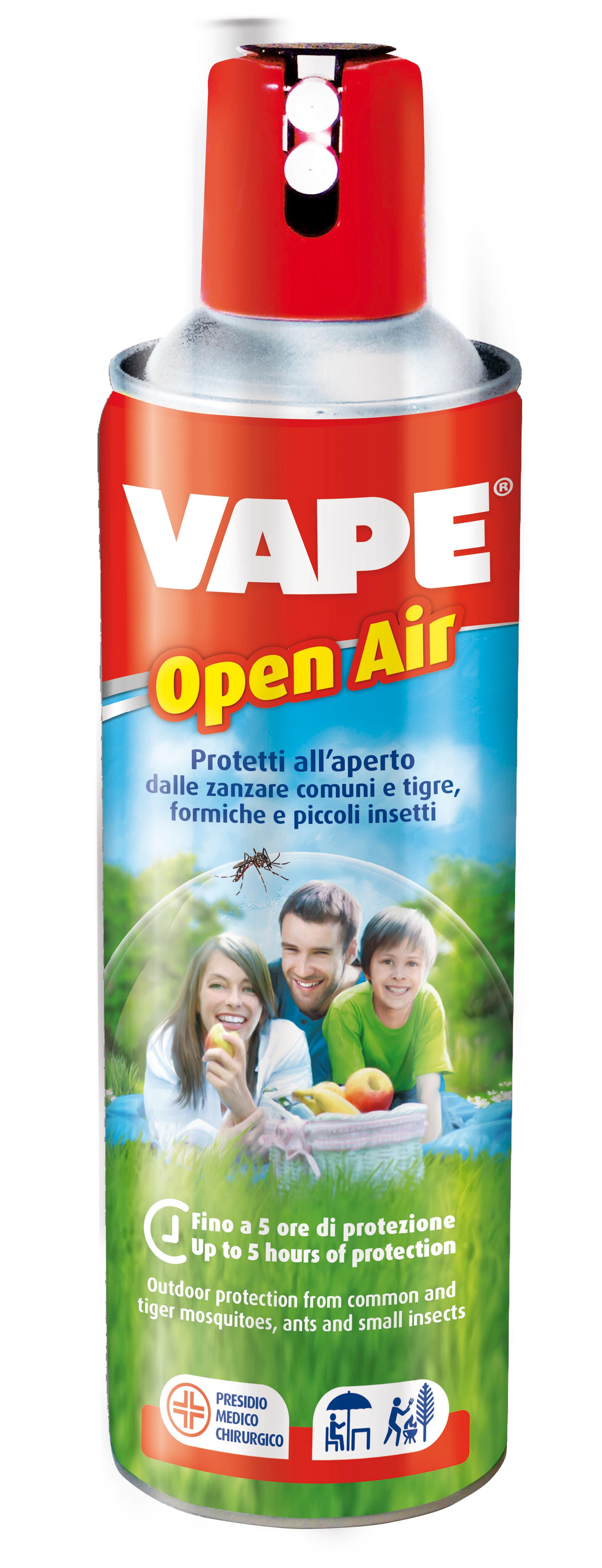 ANTIZANZARE VAPE OPEN AIR PROTEZ SPAZI APERTI 500 ML- VAPE- 12,0 pz - 2