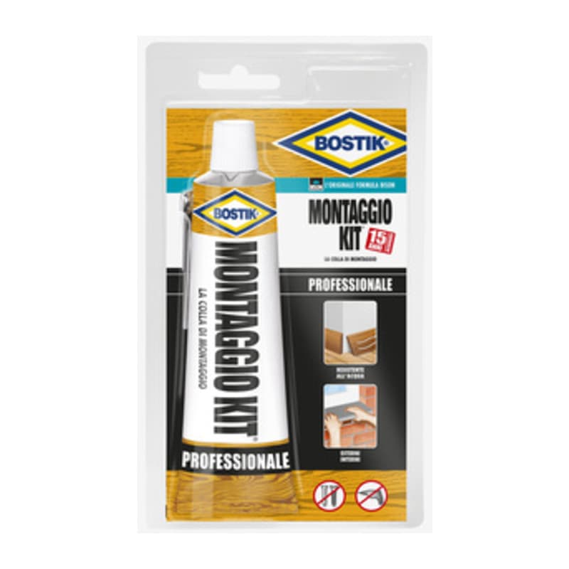 Kit Profession 125 g Tubo Bostik Montaggio 12 Pezzi