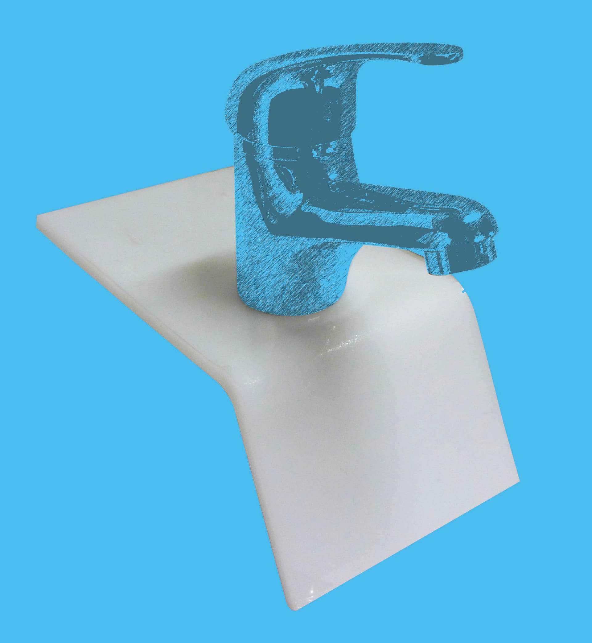 Miscelatore Lavabo Bidet Lavello Espositore Rubinetterie Associate