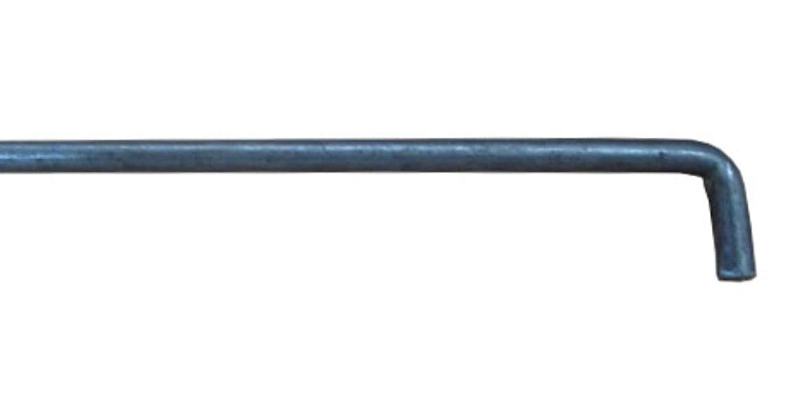 Ferro Cremonese Tondo con Piega Ø 6 mm H 200 cm 25 Pezzi - 2
