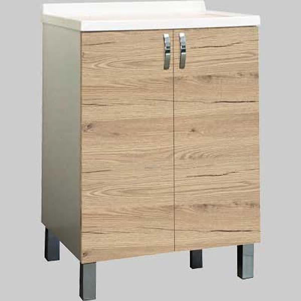 Mobile Lavatoio Koala 2 Ante Quercia Naturale P 60 x L 60 cm Savini