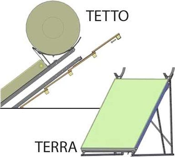 Staffa Completa di Tubi ed Accessori per Lt 150 Tetto Cardinale - 2