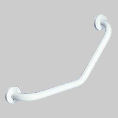 Corrimano Angolare 45 ° Preverniciato Bianco Cm 50 Made in Italy - 2