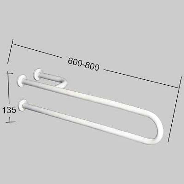 Barra di Sostegno con Rinforzo a Destra o a Sinistra 83 cm Destro Made - 2