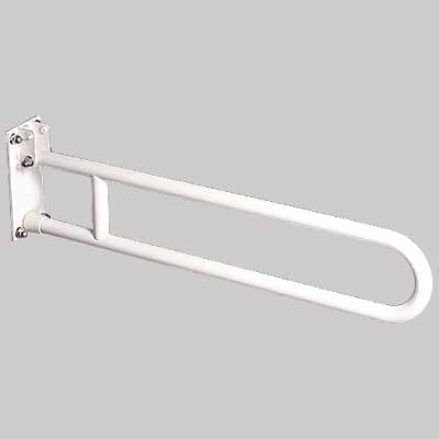 Barra di Sostegno Ribaltabile Preverniciato Bianco Cm 83 Made in Italy - 2