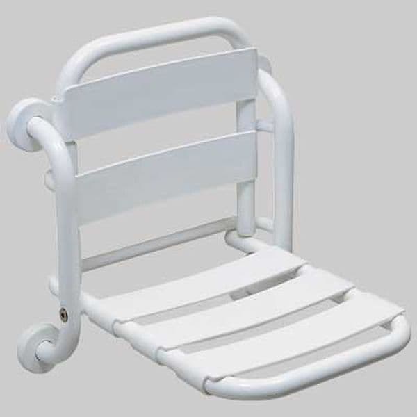Sedile Ribaltabile per Doccia in Acciaioverniciato Made in Italy - 2