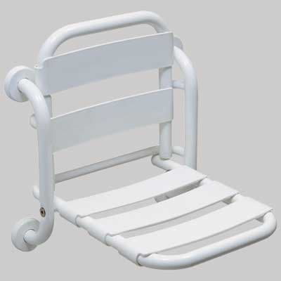 Sedile Ribaltabile per Doccia in Acciaioverniciato Made in Italy - 2