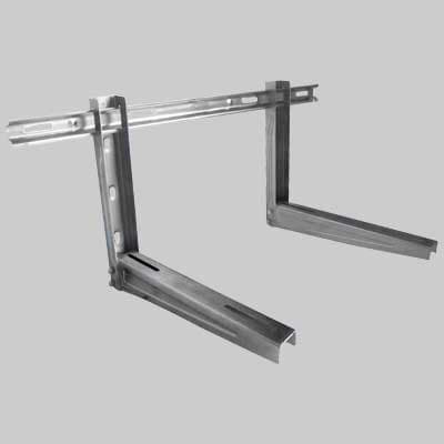 Staffa per Condizionatori Acciaio INOX AISI 304 450 x 400 x 800 Made - 2