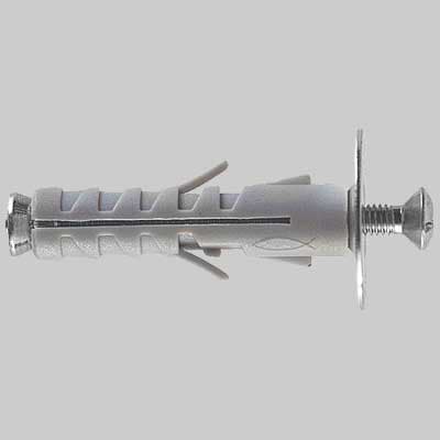 Tassello in Nylon con Vite T.s.c. Taglio Combinato Fischer Sb 9 x 4 SMAX=10 - 2