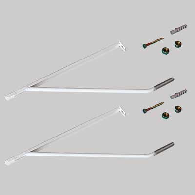 Mensola Pesante per Lavelli Ml 35 Tassello S.12 Vite L 350 mm Fischer - 2