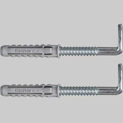 Elemento di Fissaggio per Scaldabagni WDS12 WDS14 Foro 12 mm Prof. 80 mm - 2