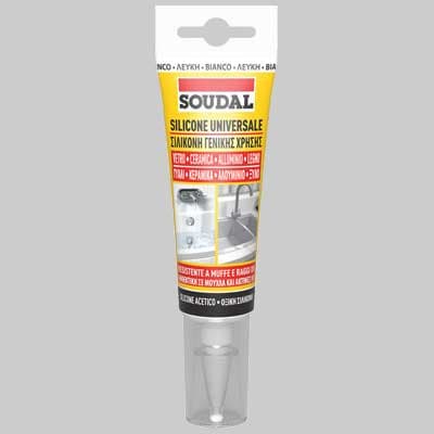 Silicone Universale Ml 60 Soudal Bianco - 2