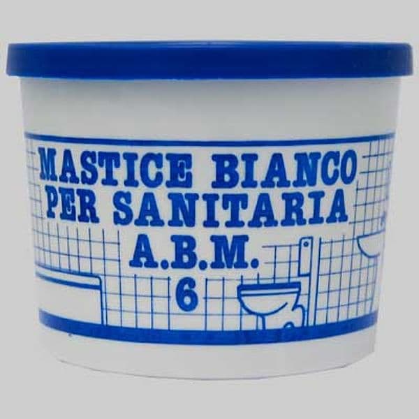 Mastice Bianco per Sanitaria A.b.m Made in Italy - 2