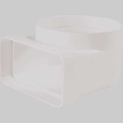 Gomito 90 ° Tondorettangolare Vecam Ee ? 100 55 x 110 mm - 2