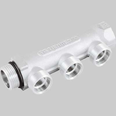 Collettore Lineare Cromato 3 Vie ¾ 24 x 19 Tiemme - 2