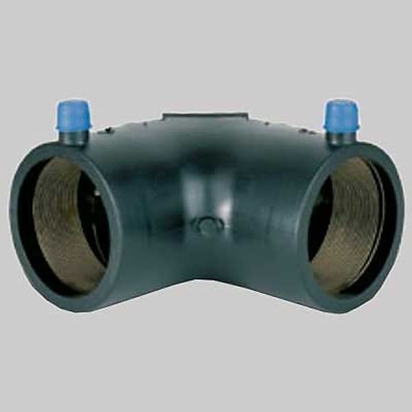 Curva a 90 ° PE 100S5 Gas Elettrosaldabile Unidelta Ø 75 - 2