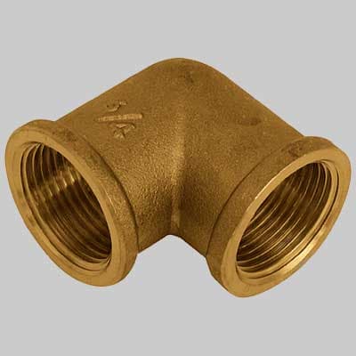 Gomito Femmina Ottone Giallo ¾ x ¾ Made in Italy - 2
