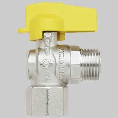 Rubinetto a Squadro Gas F M ½ F.i.v - 2