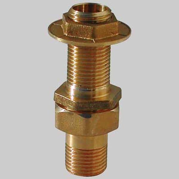 Raccordo Diritto per Cassoni in Ottone 11/2 Made in Italy - 2