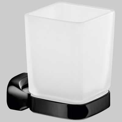 Porta Bicchiere Stelvio Nero Gedy - 2