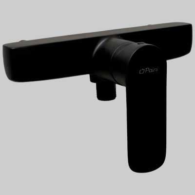 Rubinetto Miscelatore Doccia Esterno Nove Nero Paini - 2