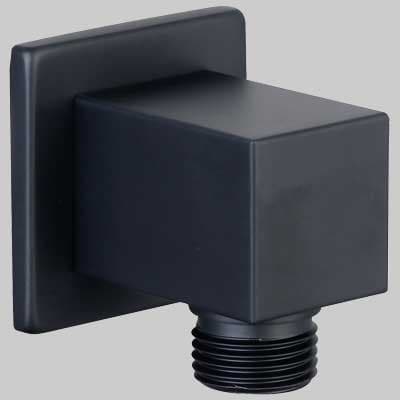 Presa Acqua Quadra Nero ½ Made in Italy - 2