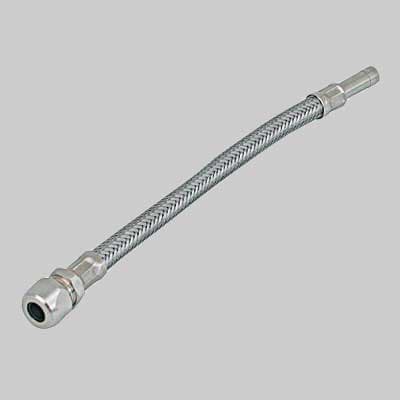 Tubo Flessibile INOX con Tubetto Ø 10 e Bicono Ø 10 cm 40 Made in Italy - 2