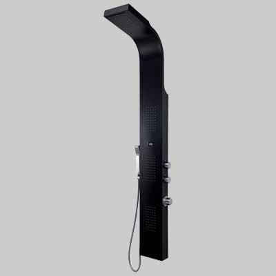 Pannello Doccia Spa 01 Nero Gedy - 2