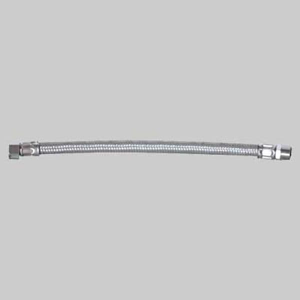 Tubo Flessibile in Acciaio INOX 3/8 M x 3/8 F Cm 40 Made in Italy - 2