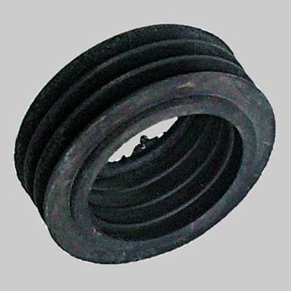 Morsetto in Gomma Nera per Cassetta Incasso Mm 51 x Ø 40 Made in Italy - 2