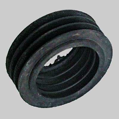 Morsetto in Gomma Nera per Cassetta Incasso Mm 51 x Ø 40 Made in Italy - 2