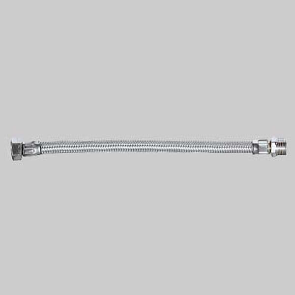 Tubo Flessibile in Acciaio INOX 1/2 M x 1/2 F Cm 100 Made in Italy - 2