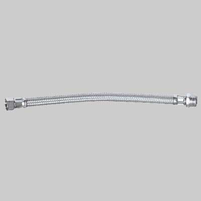 Tubo Flessibile in Acciaio INOX ½ M x ? F Cm 35 Made in Italy - 2