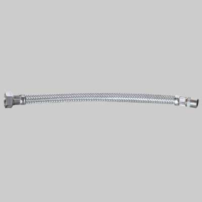 Tubo Flessibile in Acciaio INOX ? M x ½ F Cm 35 Made in Italy - 2