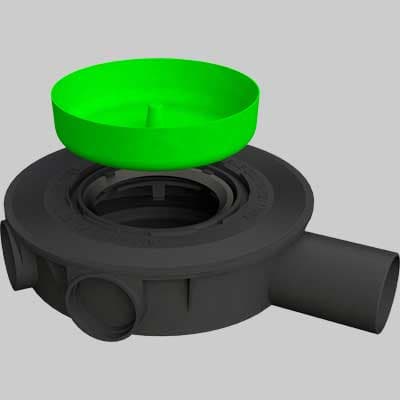 Piletta Mini Drain Scarico Ø 40 mm 45 mm Bonomini - 2