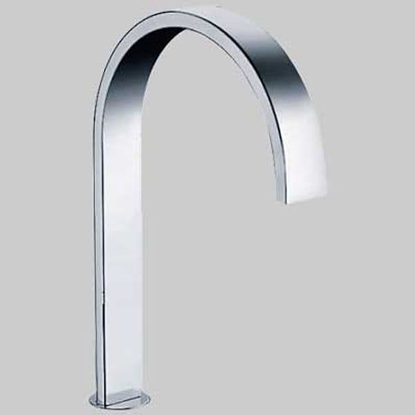 Bocca Alta per Monococomando Lavello Square Squadrata Cromo Cardinale - 2