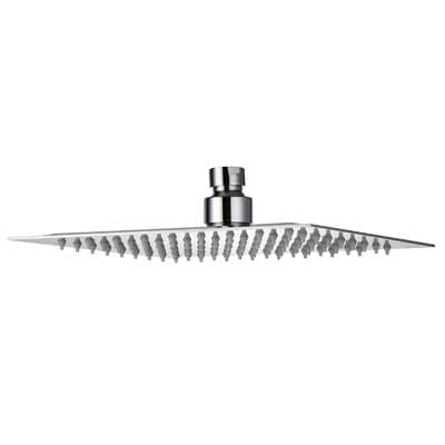 Soffione Slim H 2 Quadro INOX 250 x 250 Made in Italy - 2