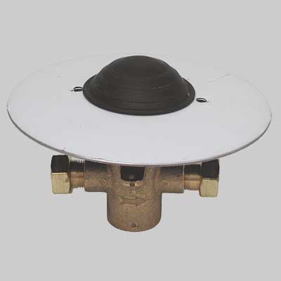 Rubinetto Incasso a Pedale Pavimento Piastra Mm 120 m.c.m - 2