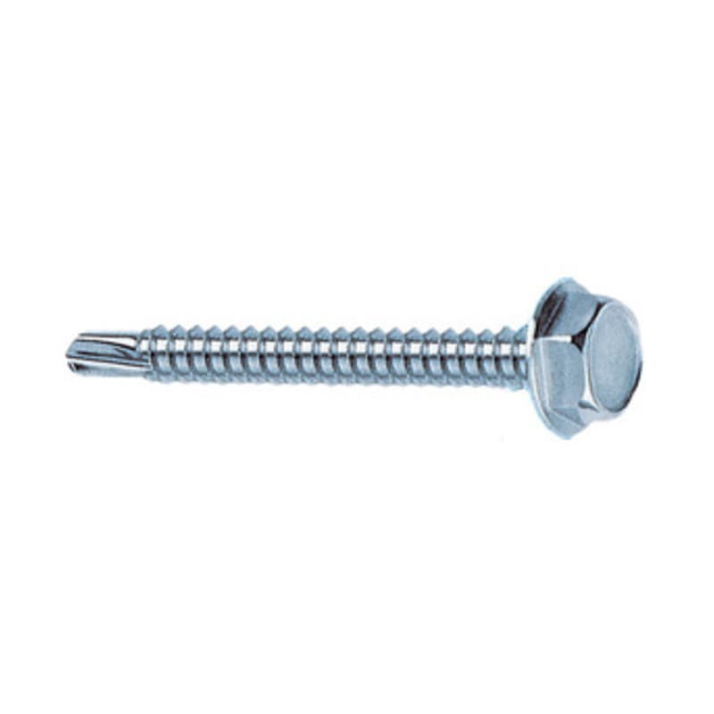 Vite Autoperforante Tecc 4,8 x 32 mm Zincato Bian Drillex Mustad 200 Pezzi - 2